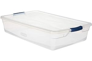 Rubbermaid 41-Quart Clear Storage Container