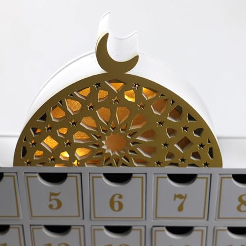 Calendrier de l'Avent en bois LED pour éviter le jetable - 6