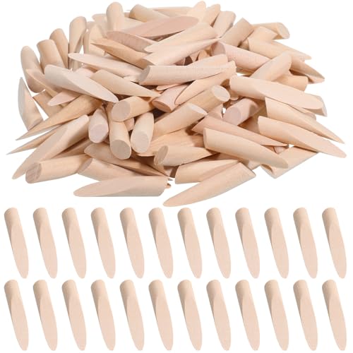 100PCS Solid Wood Pocket Hole Plugs 3/8 Inch Pine Wood Plugs Pocket Screw Jig Woodworking Tool for Pocket Hole Jig Accessories Various Woodworking Projects Practical Tools