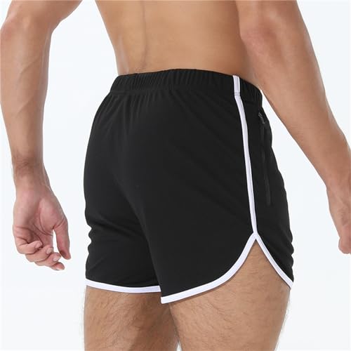 Mens Running Shorts 3 Inch Lightweight Beach Short Quick Dry Breathable Muscle Trunks Casual Mesh Workout Athletic3