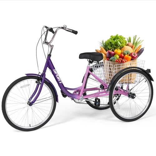 26 Inch 7-Speed Adult Tricycle