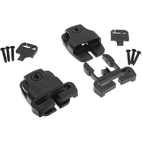 LBTODH 2 Sets Spa Hot Tub Cover Latch Buckle Kit with Key for Broken Latch Replacement Repair Accessories Cover