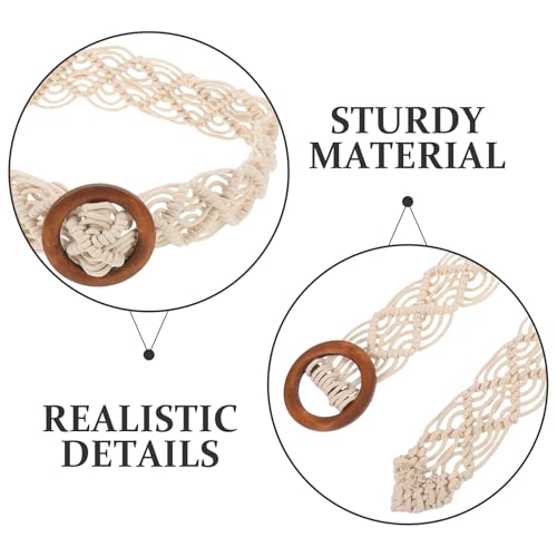 Didiseaon Waist Belt: Bohemian Style Braided Waist Belt For Women - Woven Rope Waistband - Ethnic Fashion Accessory For Dresses And Casual Outfits3