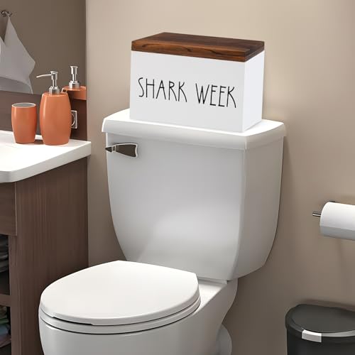 Tampon Holder for Bathroom,Feminine Products Organizer,Shark Week Tampon Storage,Tampon Dispenser,Farmhouse Bathroom Storage Container,Bathroom Accessories Box for Girl Stuff - Image 3