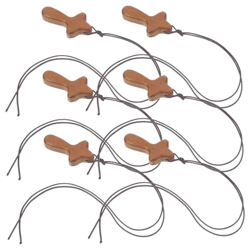 Pendentif Croix en Bois pour rétroviseur de voiture x6