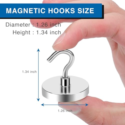 Image of LOVIMAG Magnetic Hooks for Cruise Essentials 2026 Cabins Door 12 P-130LBS