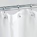 12 Anneaux Pour Rideau De Douche - Blanc/argenté - Métal Et Plastique - Design Moderne - IDesign