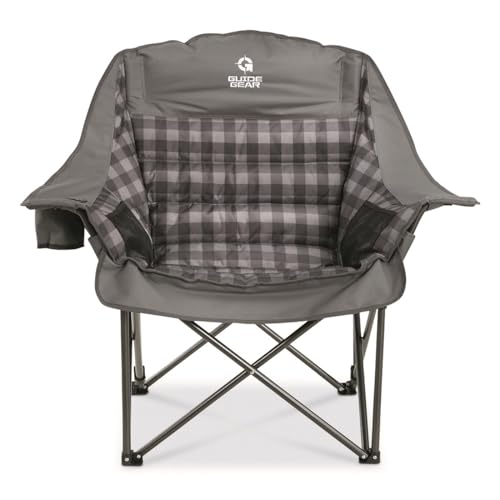 Snapklik.com : Guide Gear Oversized Extra Large Padded Camping Chair ...