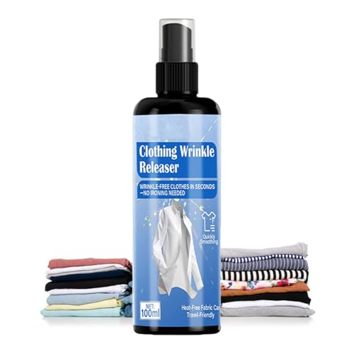 Spray de Almidón para Planchar - 100ml Suavizante para Planchar en Spray,Vaporizador Suavizante para Ropa | para el Hogar la Residencia Vacaciones Viajes Viajes de Negocios Lavandería