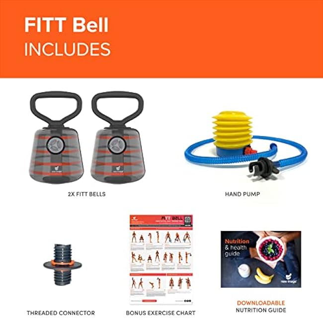 New Image Kettle Bells | Adjustable Kettle bell Set |Water Kettlebell | Exercise Fitness Weight Set | Weight lifting | Core Training | Durable and Strong Design | Strength Training | Ultimate Core and Balance Workout