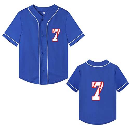 Image of Yuji Itadori Kids Baseball Birthday Shirt 7th 8th 9th 10th Year Old Toddler Boys Girls Shirts Birthday Clothes