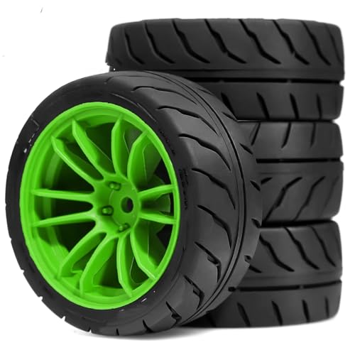 Pneus de rechange RC 1/10 en caoutchouc pour réparer Tamiya TT02 ou XV01 usés