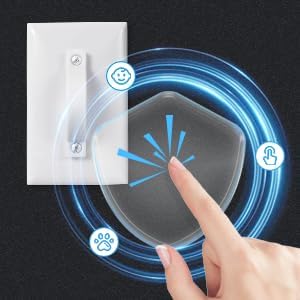 Miniatura 6 de Protector de interruptores de luz de pared, cubierta de interruptor de luz, protector de placa de interruptor de luz a prueba de niños, protege tus