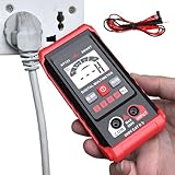Tester multimetro digitale: misuratore di tensione intelligente, strumento di misurazione elettrica, dispositivo portatile con portata automatica | Misurazione CA/CC ad alta precisione per apparecchia