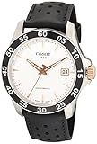 Tissot Mens V8 Swissmatic 316L Stainless Steel case with Rose Gold PVD Coating Swiss Automatic...