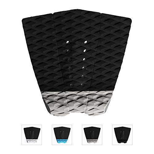 Abahub 3 Piece Surfboard Traction Pads for Skimboards Surf Boards, Gray
