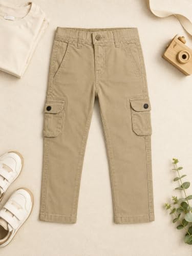 Image of Bold N Elegant Kids Regular Fit low Rise Cargo Pant