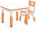 Produktbild CTC Kinder/Kinder Tisch und Stuhl Set, Kindergarten kann angehoben und abgesenkt werden Spieltisch, Esstisch/Orange