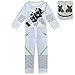 Produktbild Vlago Kinder Halloween Musik Fans DJ Cosplay Kostüm Overall Strampler mit Maske für Jungen Cosplay Party Dress Up