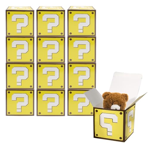 25 Pièces Boîtes à Bonbons,Boite Cadeau Anniversaire Boite Cadeau avec Couvercles Game Treat Box pour Mariage Anniversaire Fêtes sur le Thème de...