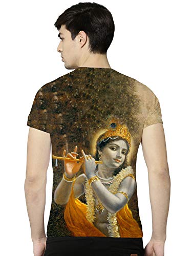 Image of STAND OUT All Over Printed Shiva, Krishna, Hanuman, Kali, Ram and Ravana, Ramayan, Bagavath Githa, Buddha Religious, Spiritual, Hindu Gods T-Shirts