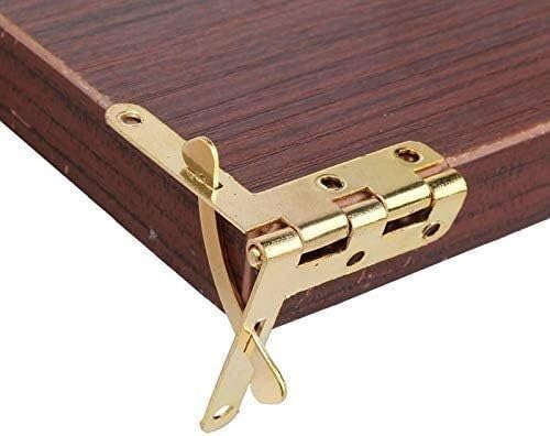 Hidden Hinges,Cabinet Hinges,Cabinet Hinges,Hidden Hinges,Supports Hinge,Door Hinge 50Pcs 90° Angle Support Small Box Hinges Hinge for Jewelry Wine Case Watch Wooden Lid Rubber Wedge Door Stopper