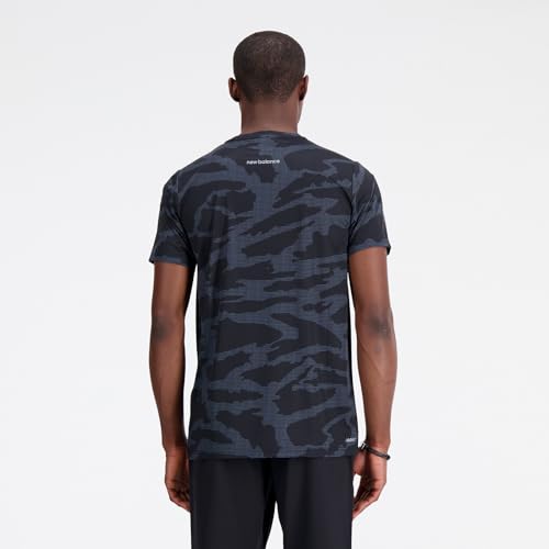 Image of new balance Men's Black Multi T-Shirt (MT23223BM)