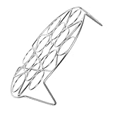 LIFKOME Edelstahl Dampf-eiergestell Rund mit Löchern Dreibeiniges Steamer-rack für Vielseitiges Dämpfen von Eiern Brötchen und Knödeln Hitzebeständig und Kompatibel für Töpfe