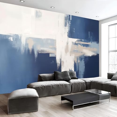 Papier peint panoramique mer vintage peinture a l'huile en soie haut de gamme decoration moderne - 4
