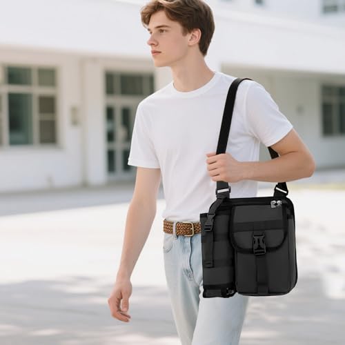 Bolsa de pecho para acampar y deporte con espacio para botella y móvil 2