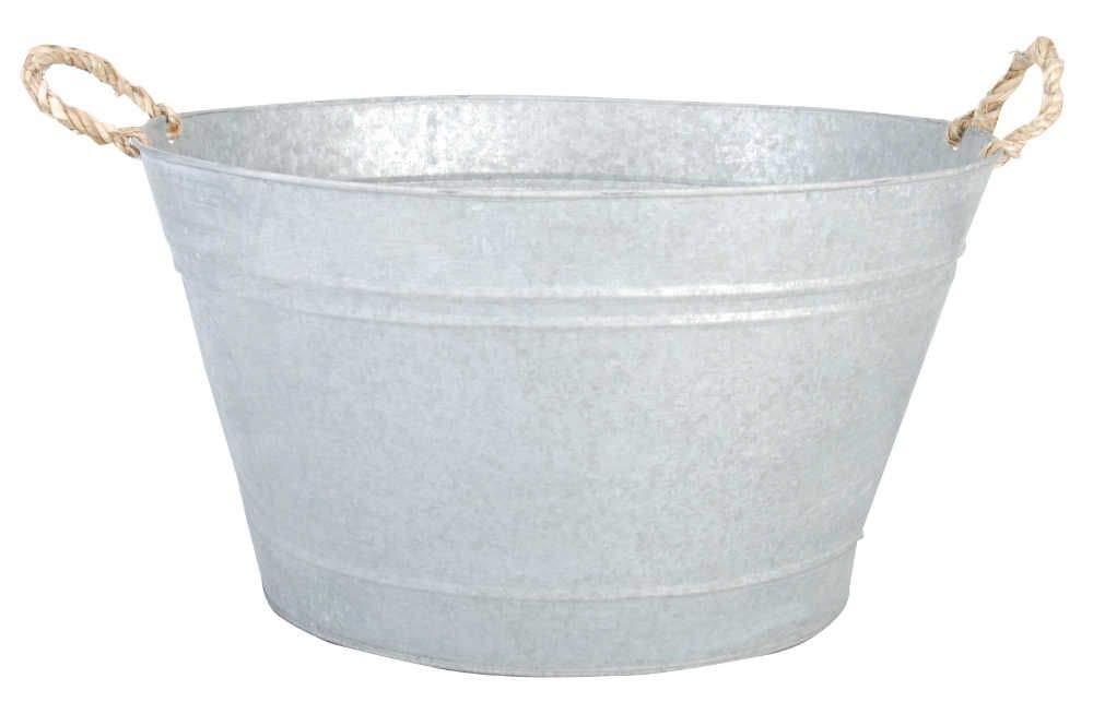 Old zinc pot Fallen Fruits pour embellir votre terrasse rustique