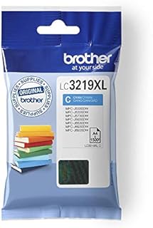 Brother LC-3219XLC Inkjet Cartridge, Cyan, Single Pack, Super High Yield, Includes 1 x Inkjet Cartridge, Brother Genuine Supplies