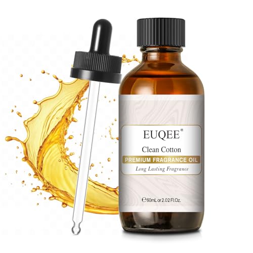 EUQEE Clean Cotton Fragrance Oil 2.02 Fl oz/ 60ml