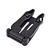 FeeJoo Multi Molle Tactical Adjustable Foldable EDC Clip Buckle Connect Lock Black Pack of 5