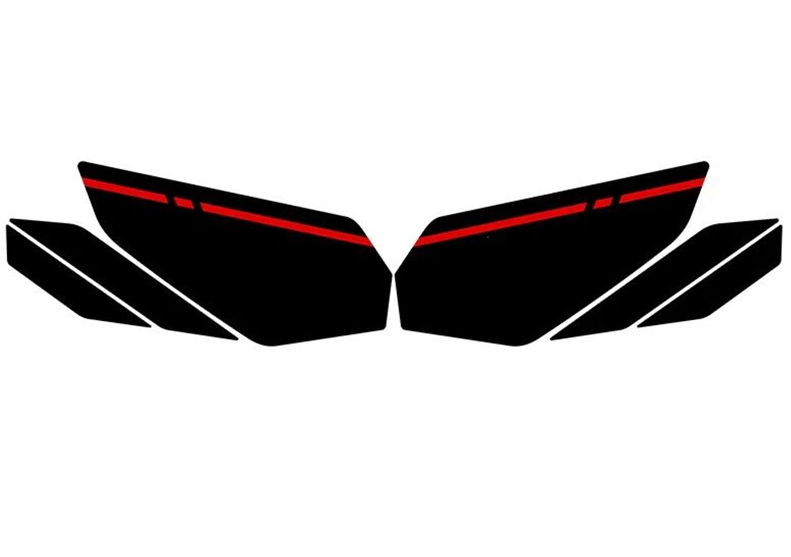 Slimes Color11 Motorcycle Body Fairing Sticker Tank Pads Gas Grip Traction Protector For Ninja 400(Color11)