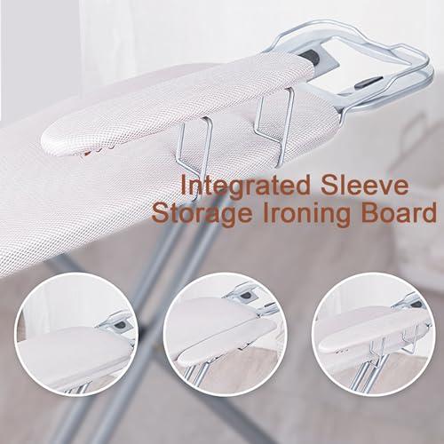 Planche à repasser pliable pour studio : table compacte grise réglable