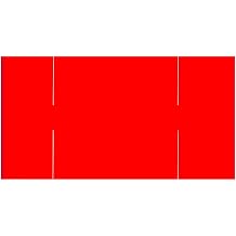 Monarch Paxar 1110 1107 1105 Fluorescent Red Labels 16 rolls