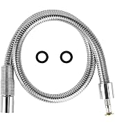 TBER Commercial Pre-rinse Sprayer Hose Replacement Kit for Pre rinse Faucet with 7/8”-20 UN Femal...