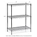 Furinno Wayar Heavy Duty Wire Shelving System, 3-Tier, Chrome
