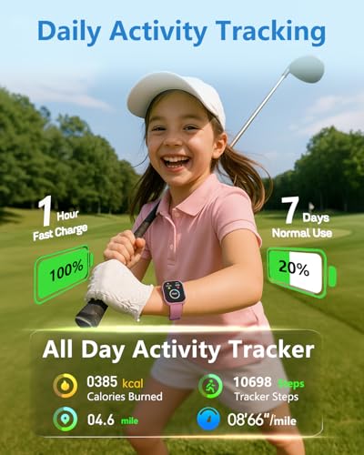 MorePro Smart Watch for Kids No App No Phone Required, Fitness Tracker Watch for Kids with Heart Rate, Blood Oxygen, Sleep Monitor, Pedometer, Puzzle Games, Music, Audio Stories for Boys Girls 4-12 — view 3