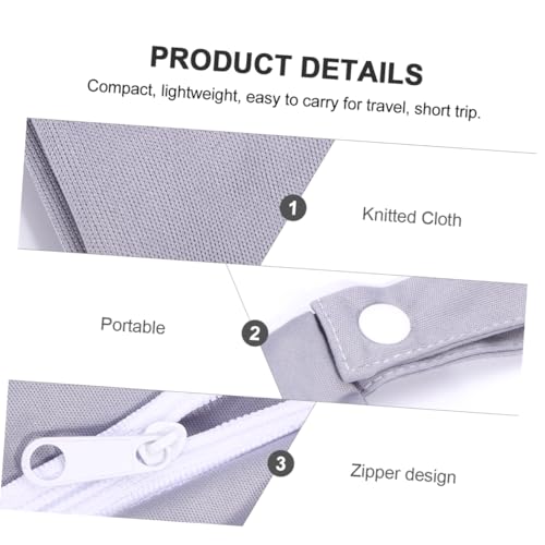 Bolsa organizadora para pañales VICASKY gris miniatura 3