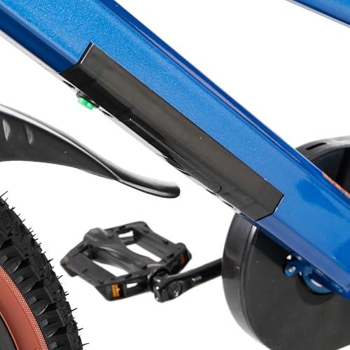KEANO 12" Kids Bike for 3-5 Yrs, Light-Up Training Wheels, Blue by KEANO - Used condition - Image 6