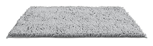 Wenko Esterilla baño Chenille 50x80,gris claro, polyester, Light Grey, 50x8x8 cm