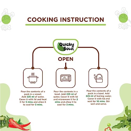 Image of Quicky Bowl Jain Pav Bhaji|Mashed Vegetable Curry|Ready To Eat|No Onion No Garlic Food|Instant Food|(Pack Of 3)