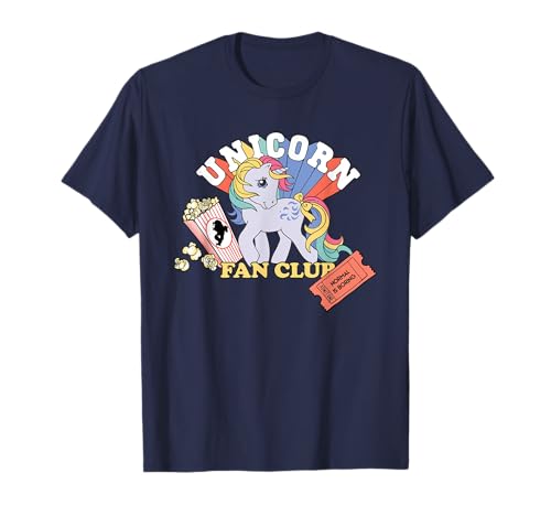 T-shirt My Little Pony Unicorn en coton rose pour fan de poney magique et vêtements enfants