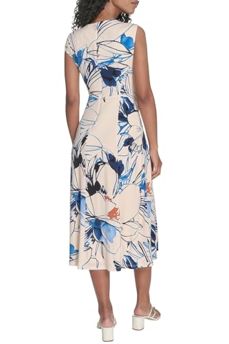 Robe extensible Calvin Klein en maille imprimée haut de gamme