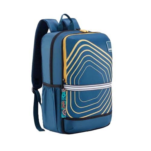 Image of American Tourister Aleo 3.0, 20L Volume 2 Compartment School Backpack with Front Organizer and Spacious Interiors for Girls and Boys - Teal