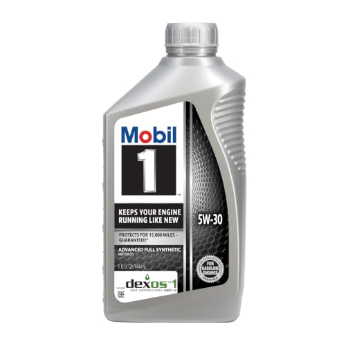 Mobil 1 Advanced Full Synthetic Motor Oil 5W-30, 6-pack of 1...