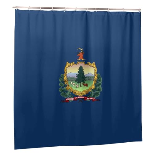 Rideau de douche Vermont 183x183 en tissu polyester pour accessoires de bain - 3