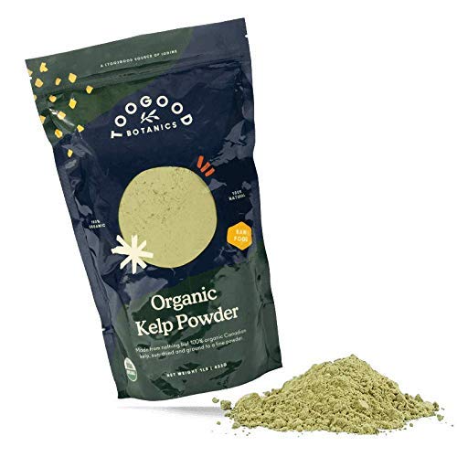 Certified USDA Organic Kelp Powder, Atlantic Canada, Gluten-free, Vegan, non-GMO, Excellent Natural Source of Iodine, Full of Minerals and Vitamins